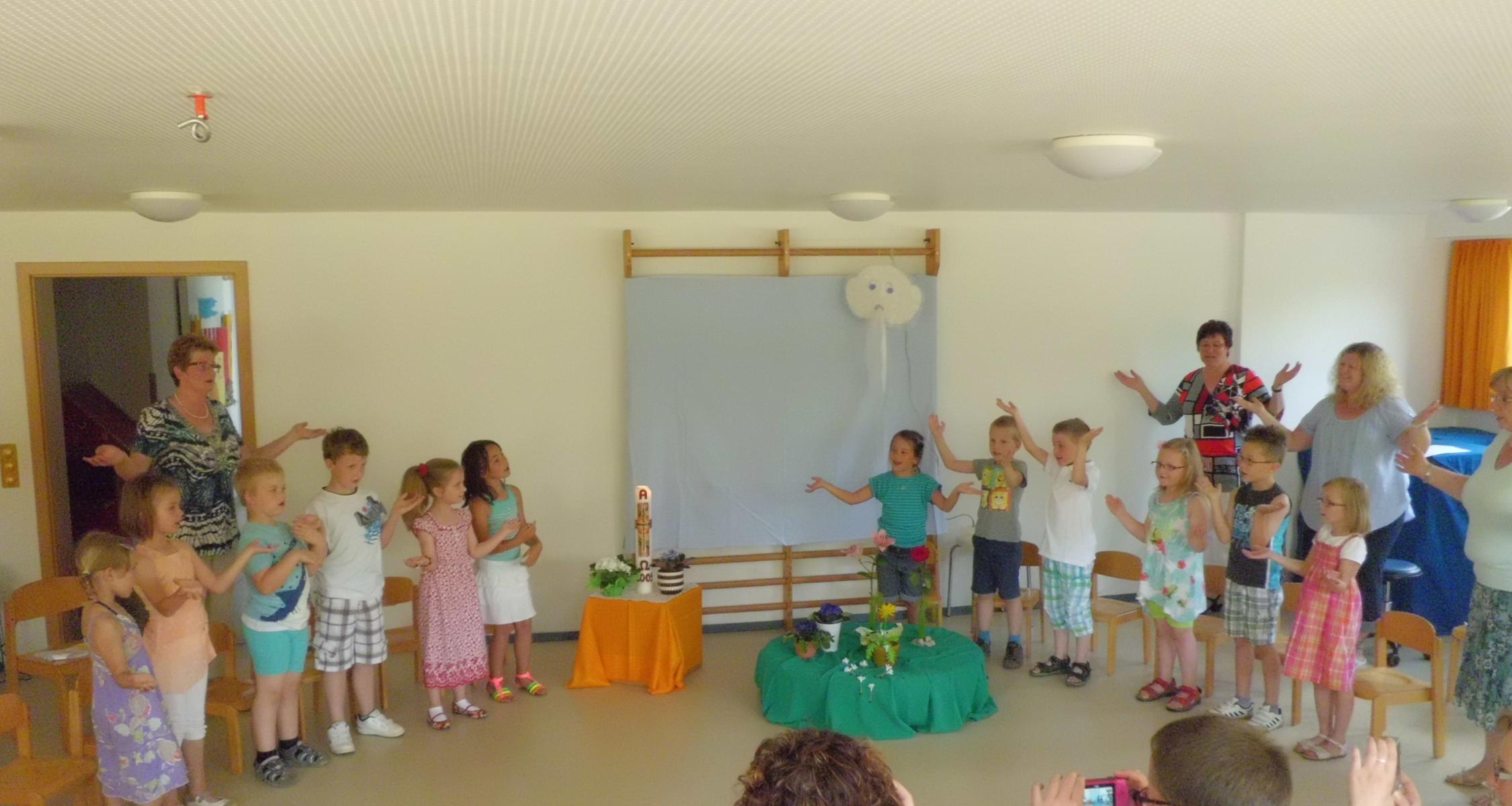 Abschlussandacht der Vorschüler 2013