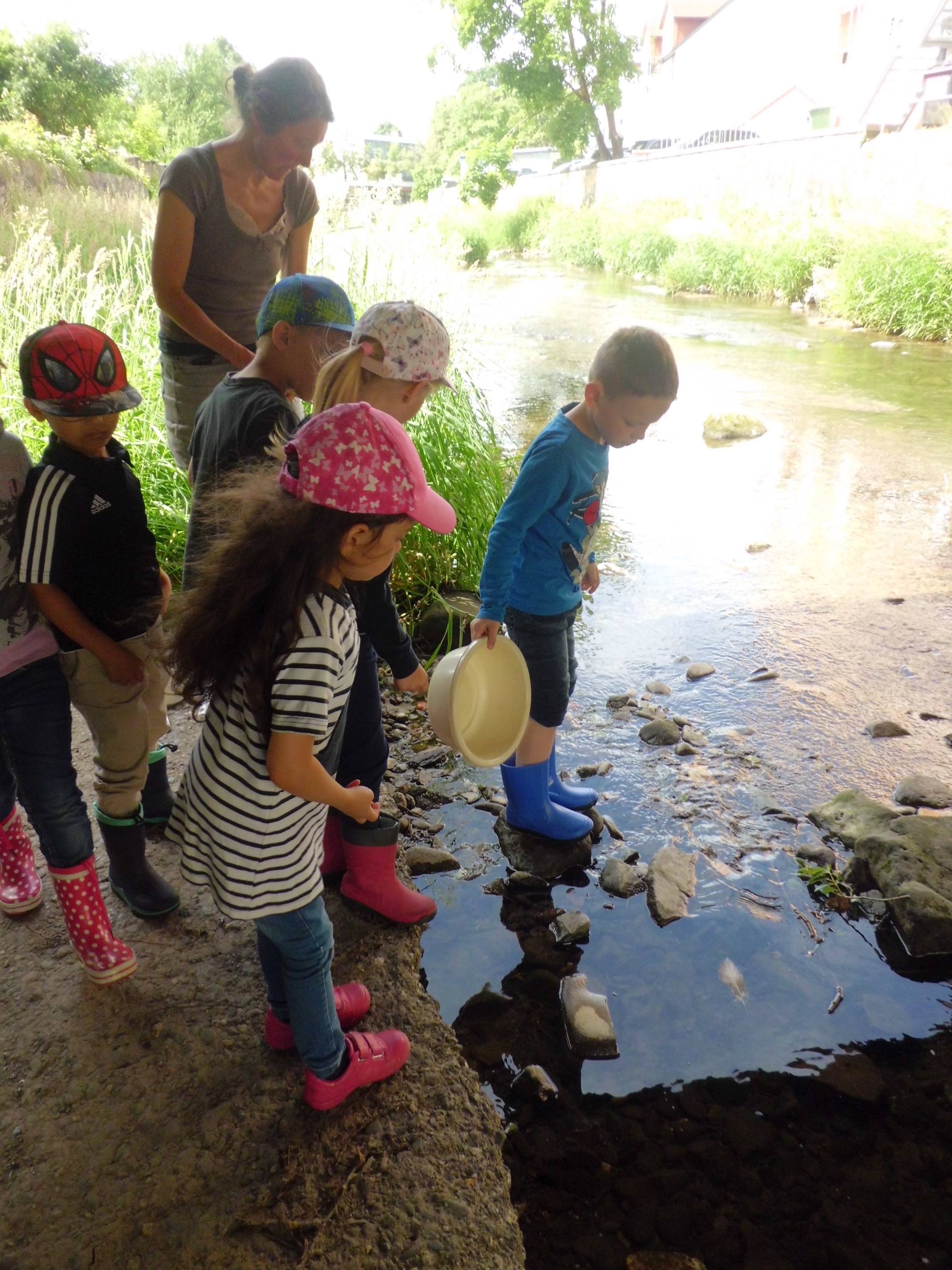 Besuch der Stadtoase, Kindergarten 2017