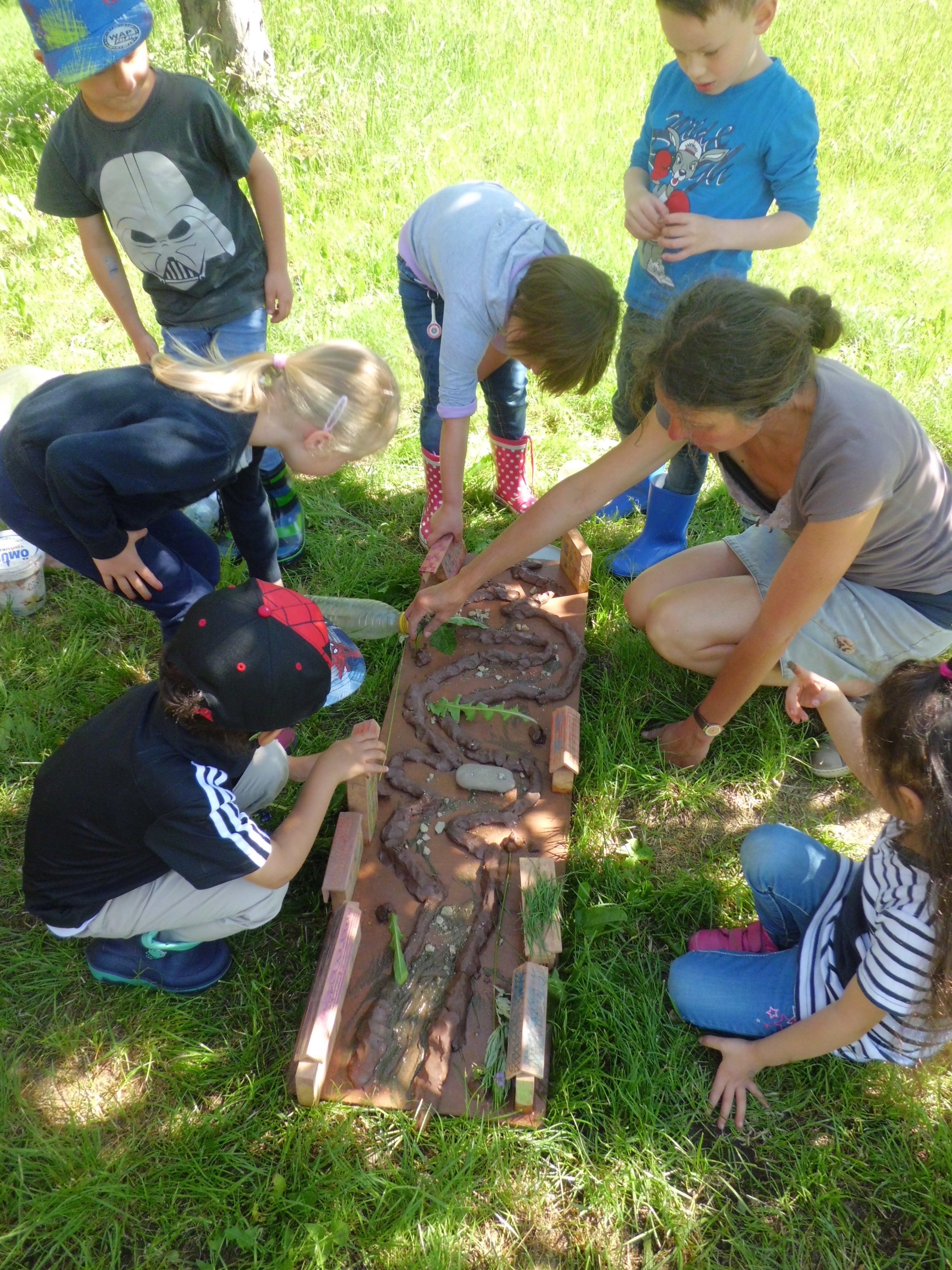 Besuch der Stadtoase, Kindergarten 2017