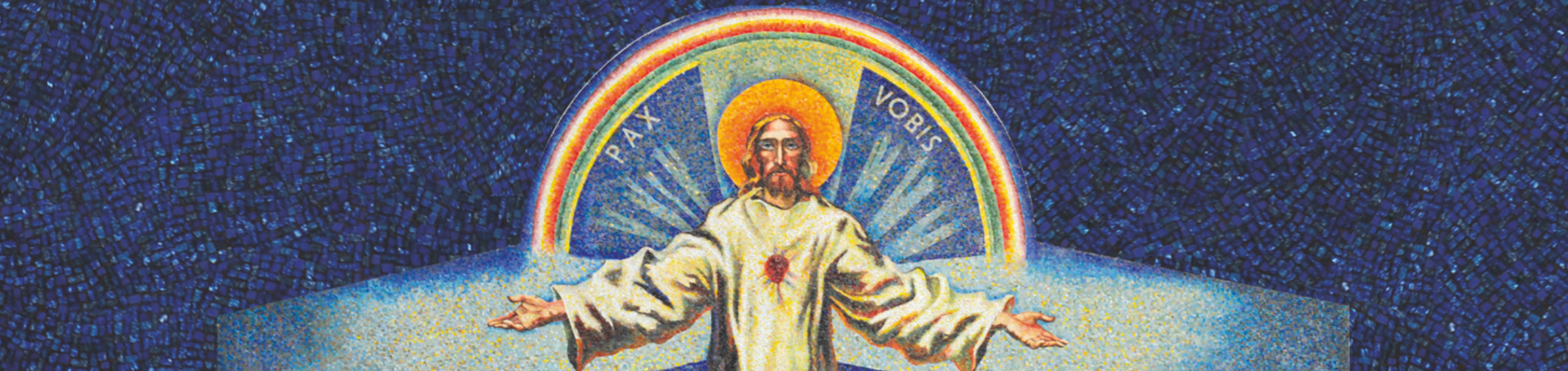 Mosaik Hauptaltar Herz-Jesu Pressig