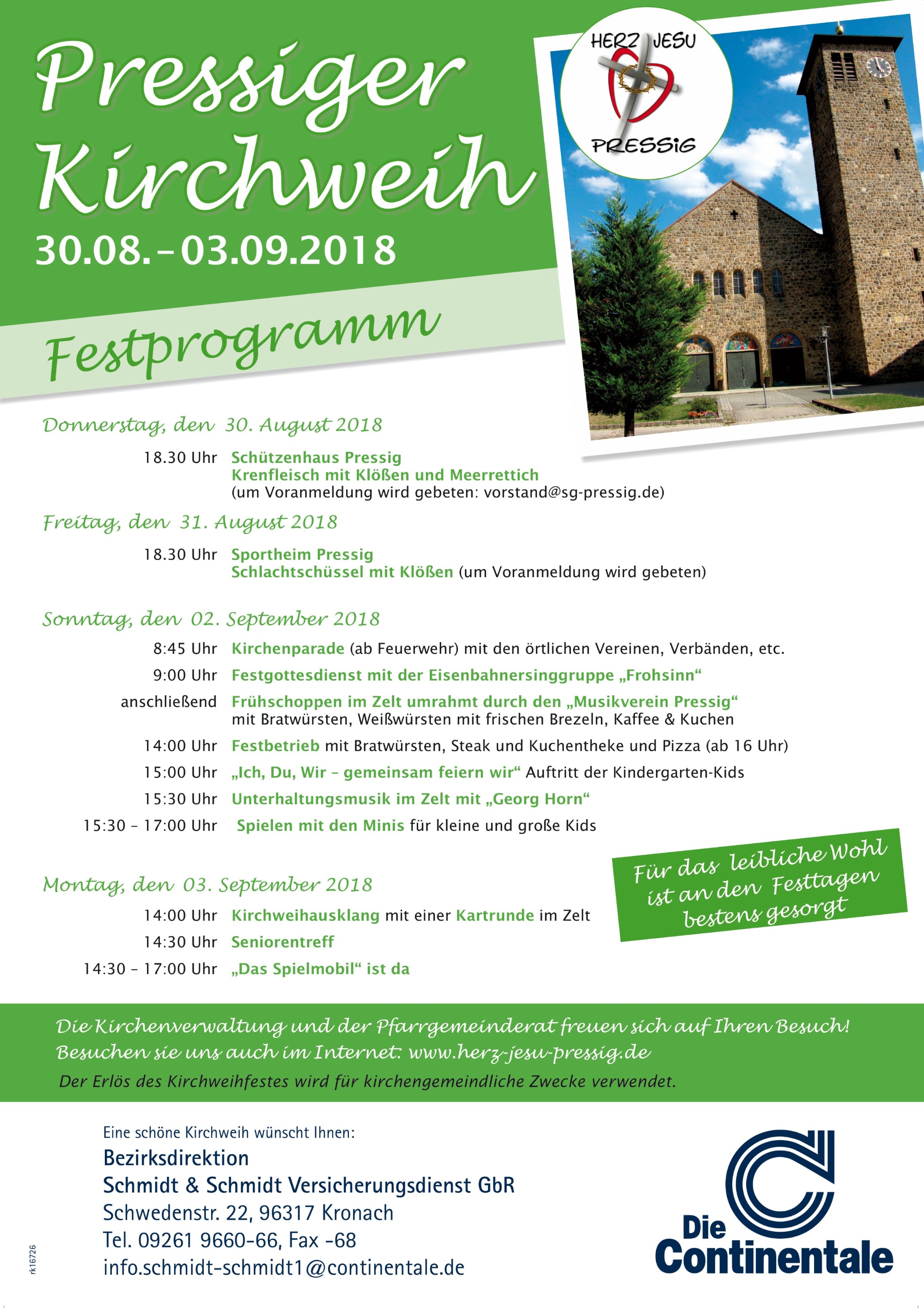 Kirchweih Pressig 2018