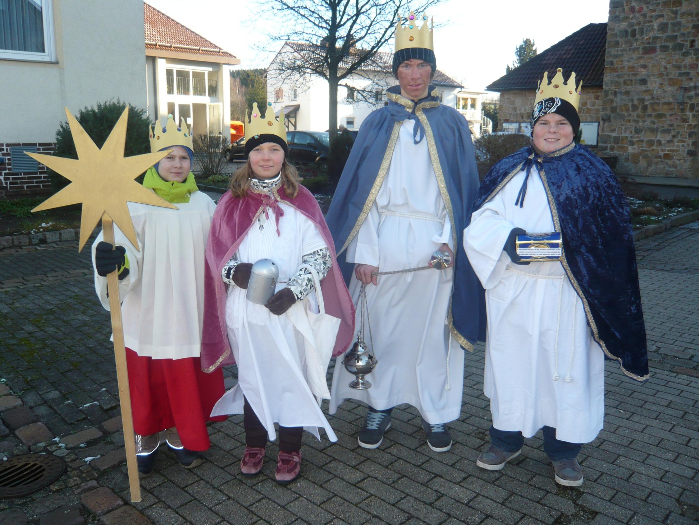 Sternsingergruppe 2012