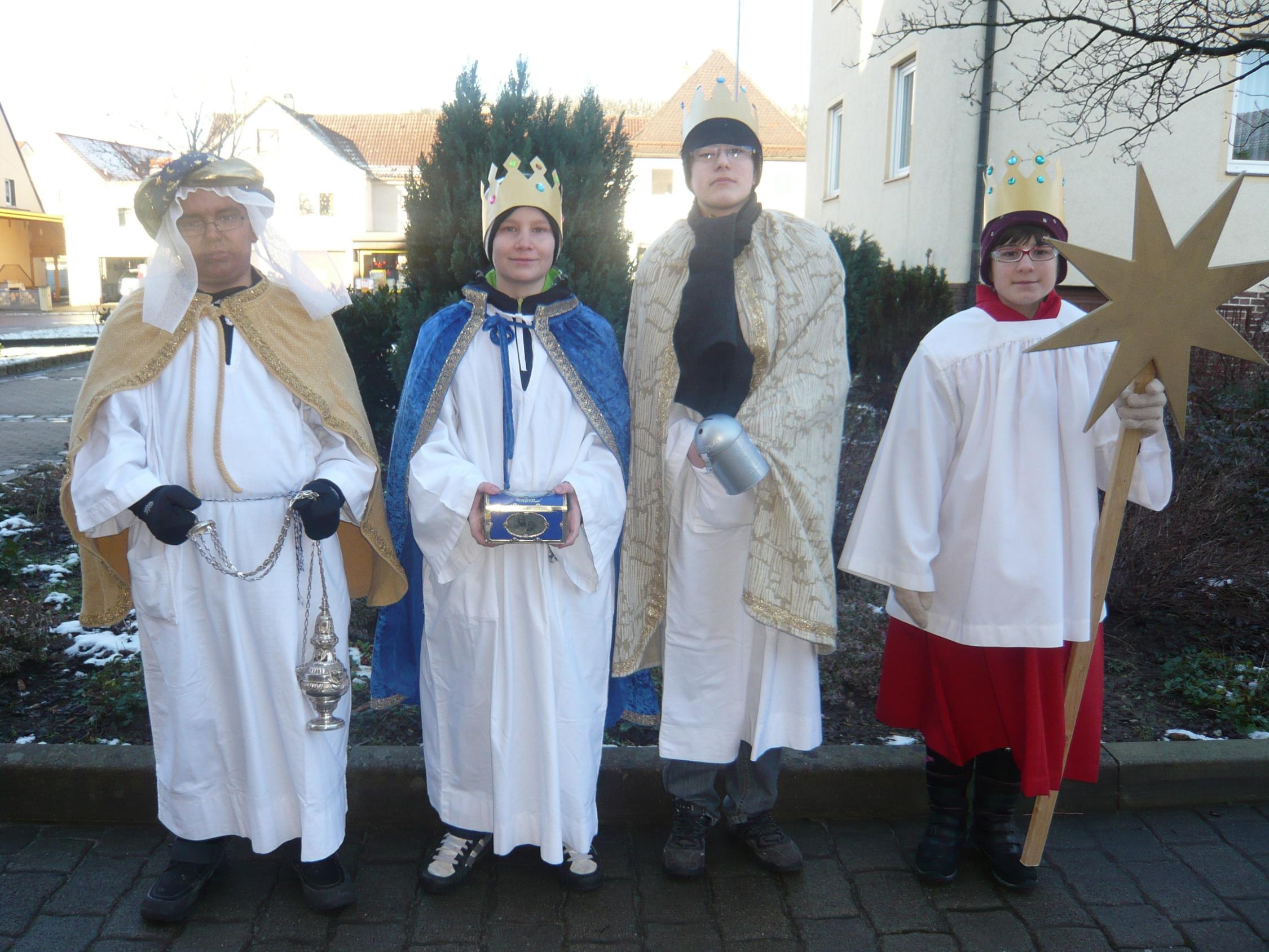 Sternsingergruppe 2012
