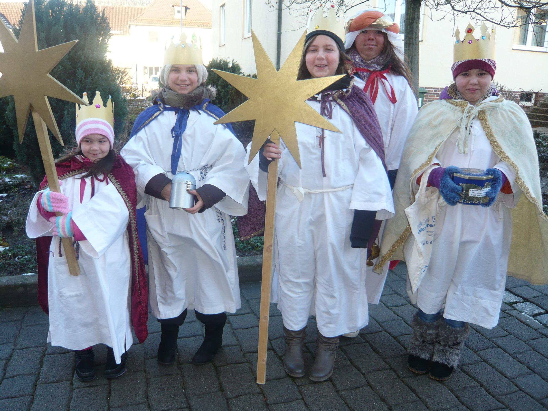 Sternsingergruppe 2012