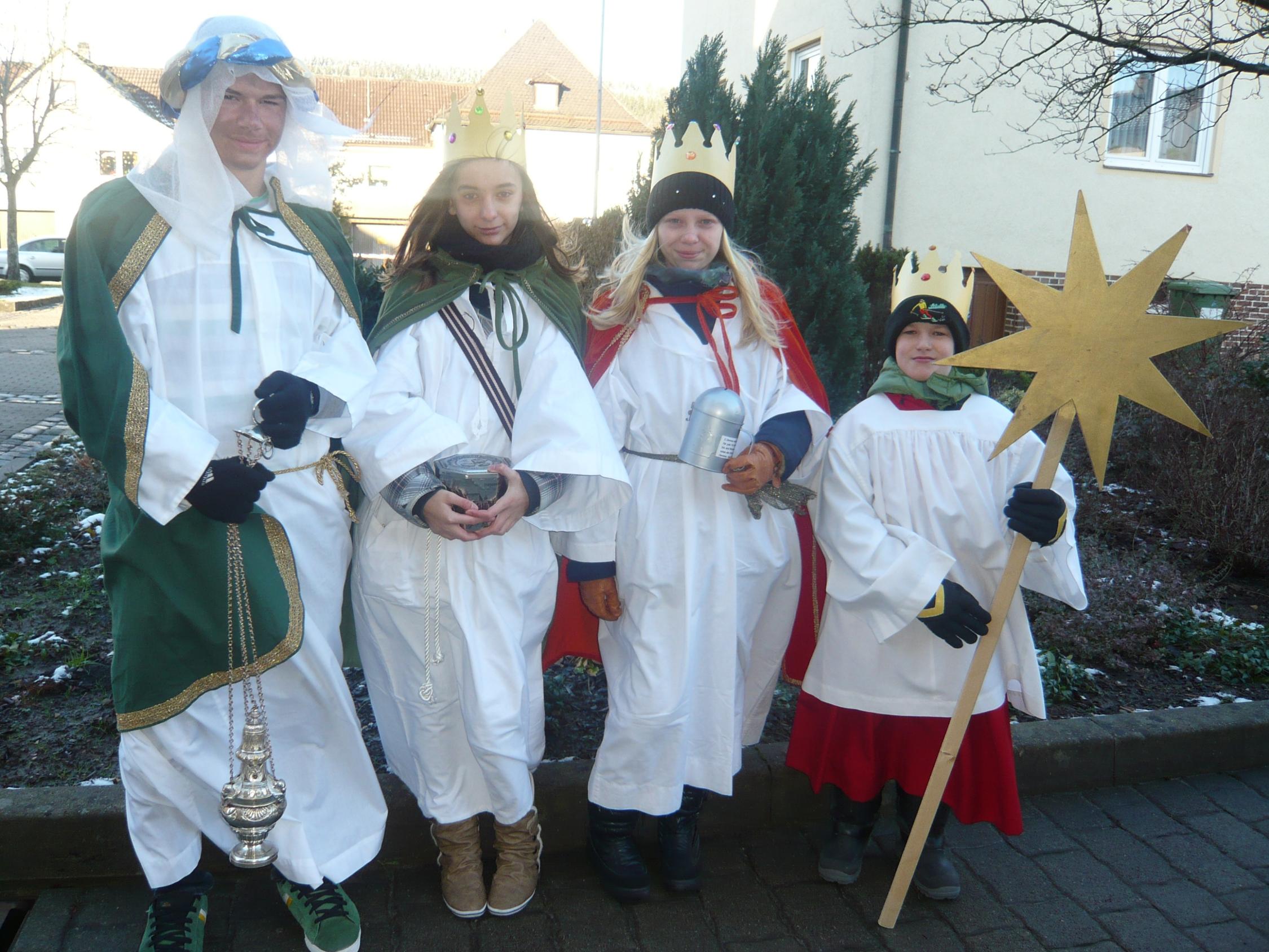 Sternsingergruppe 2012