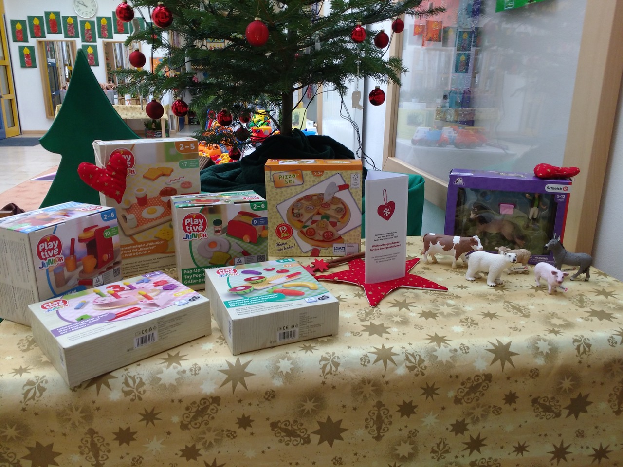 Weihnachtsgeschenke im Kindergarten