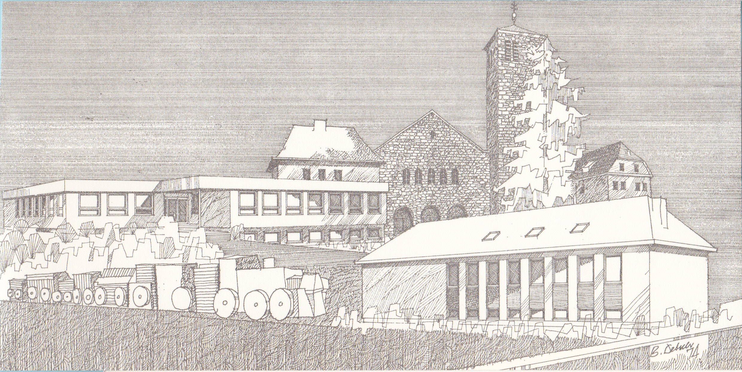 Kindergarten Zeichnung