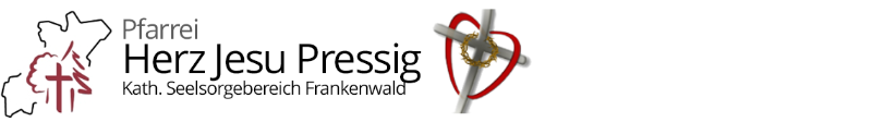 Grafik im Kopf der Homepage der Pfarrei Pressig