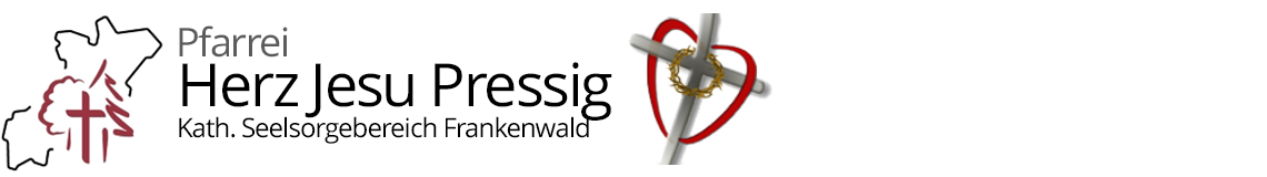 Grafik im Kopf der Homepage der Pfarrei Pressig